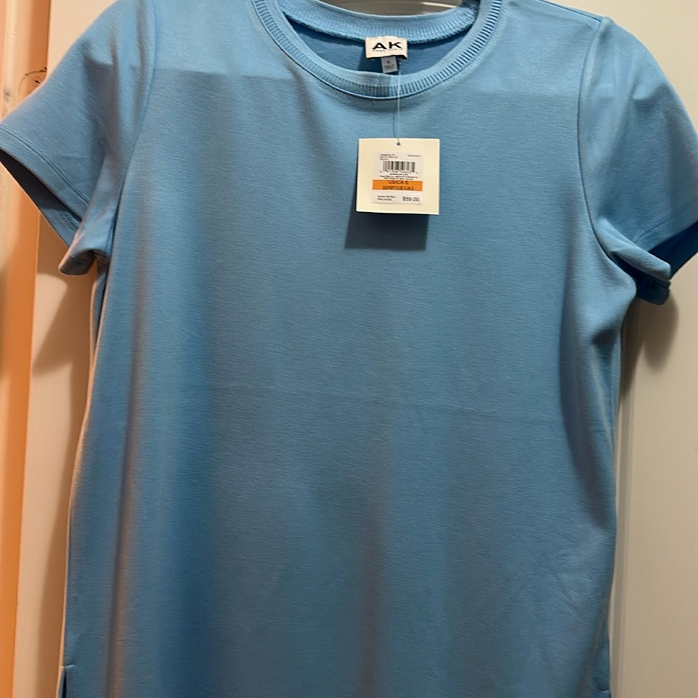 Anne Klein Women’s Knit Top Color:Baltic Sea Size Small
